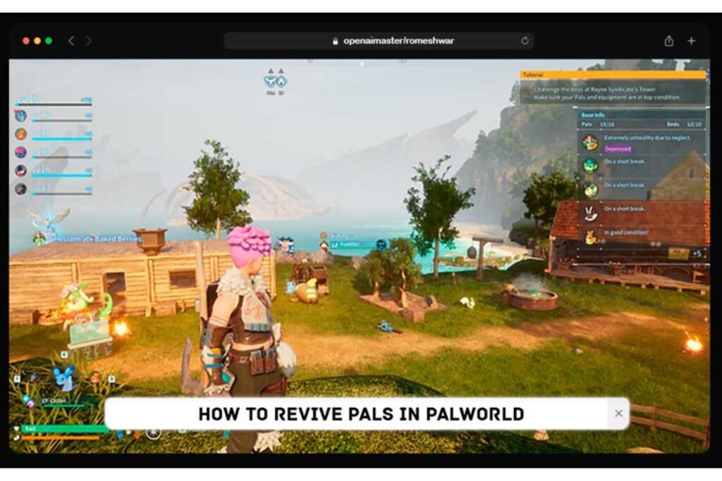 How To Revive Pals In Palworld?