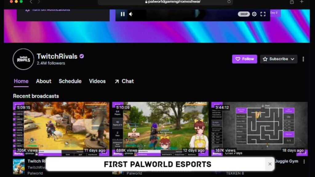 First Palworld Esports