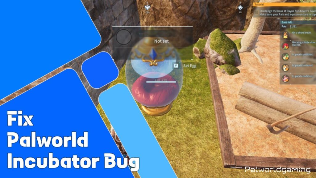 Fix Palworld Incubator Bug