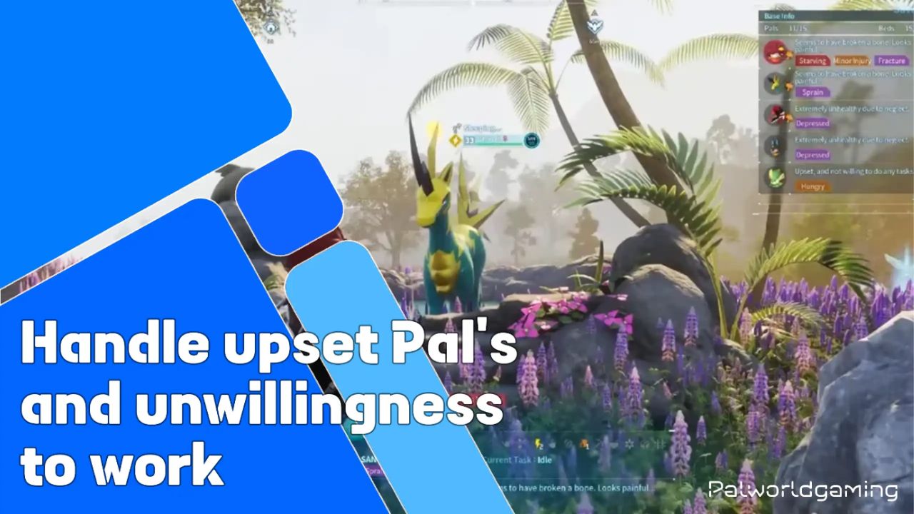 Handle Upset Pal’s And Unwillingness To Work In Palworld