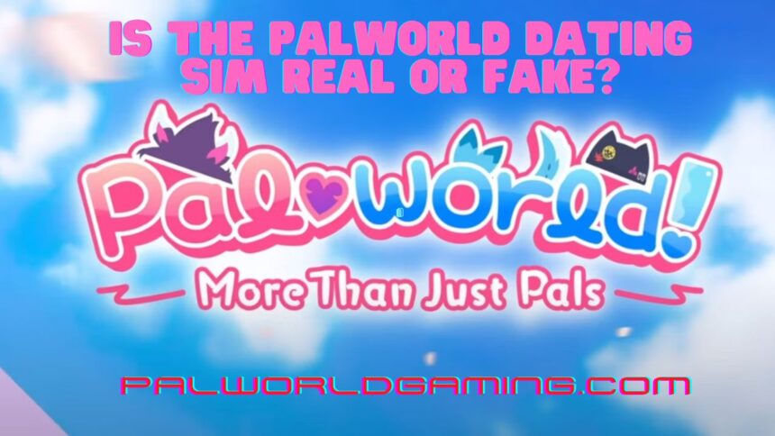 Palworld Dating Sim Real Or Fake?