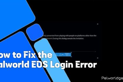 Palworld EDS LOGIN Error