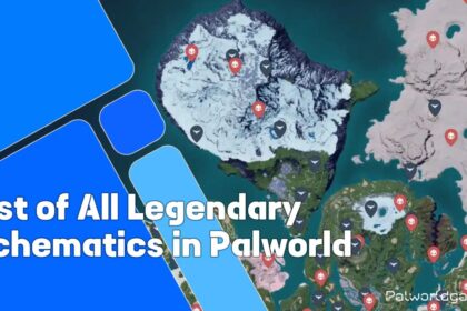 List Of All Legendary Schematics In Palworld