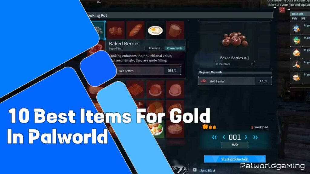 10 Best Items For Gold In Palworld